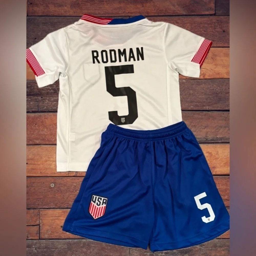 Rodman 5 Youth XL Home Jersey - Kids Soccer Size 30 NWT Extra Large SHIPS TODAY - Picture 5 of 7